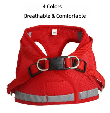 Reflective Escape-Proof Cat Harness Set