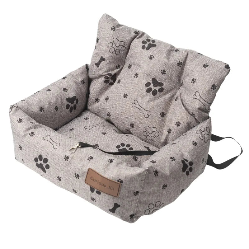 Washable Dog Car Seat Bed