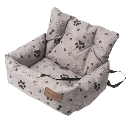 Washable Dog Car Seat Bed