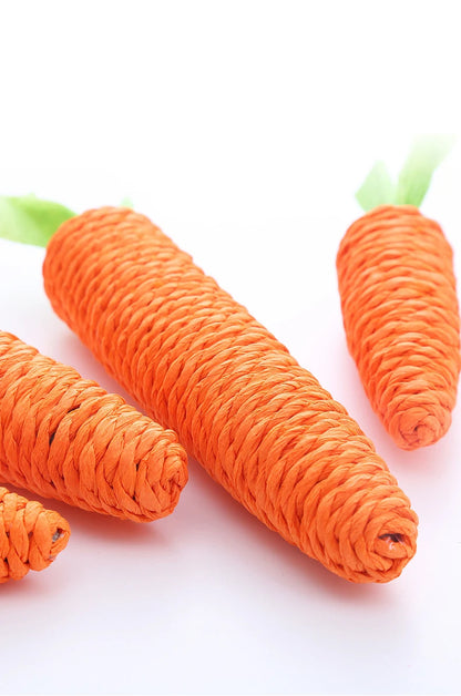 Carrot Paper-Rope Cat Chew