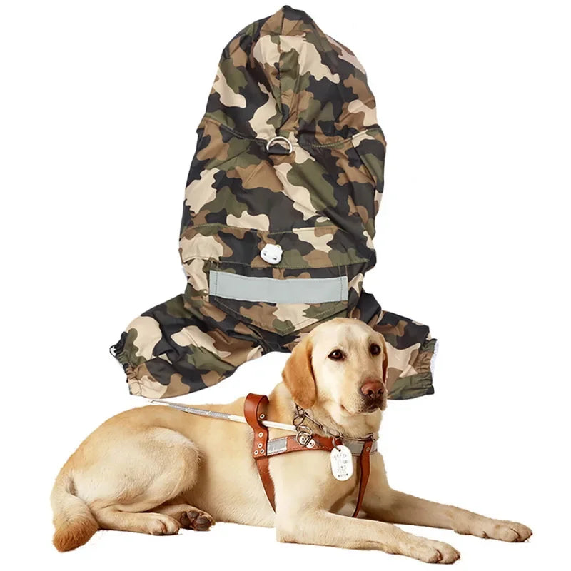 Reflective Waterproof Dog Raincoat