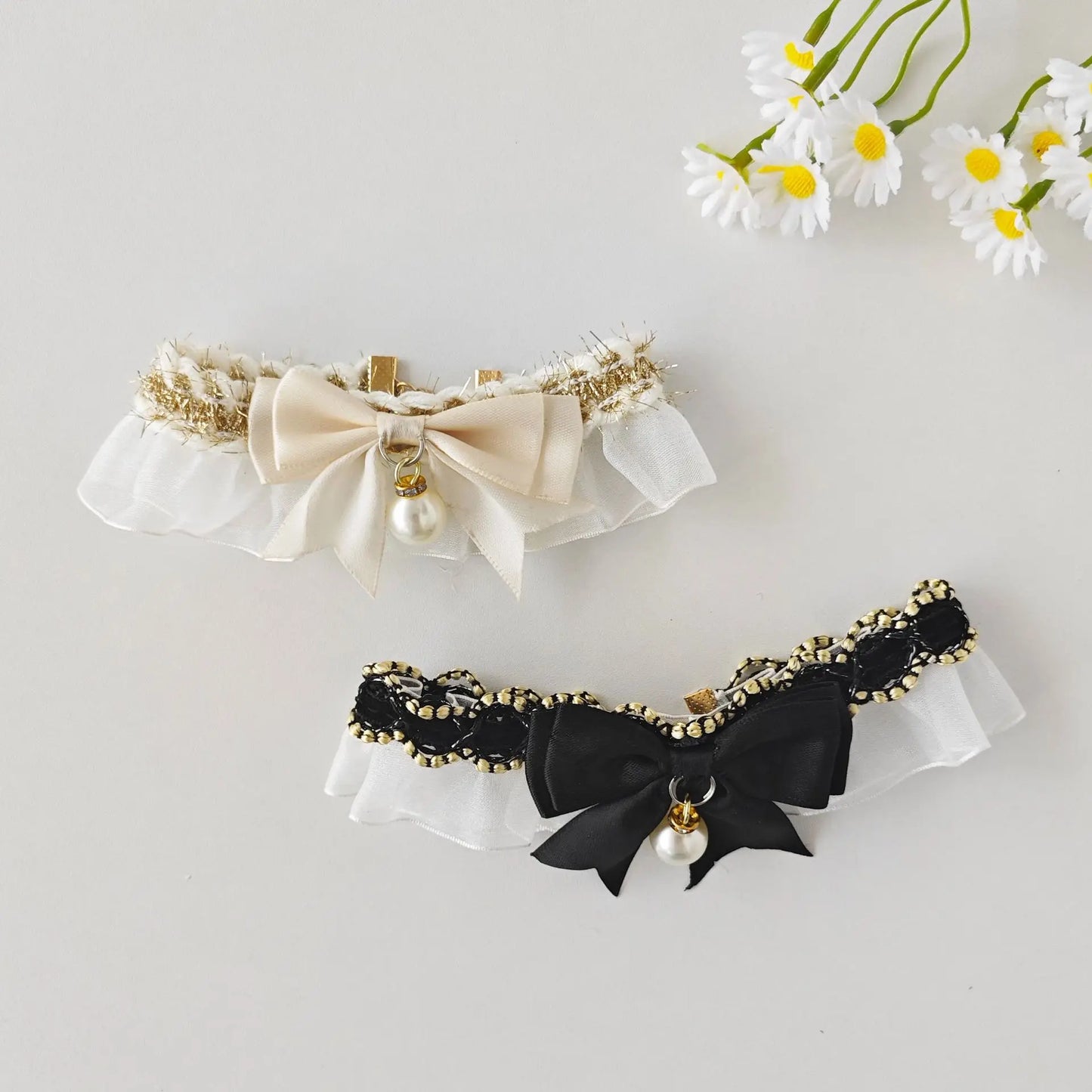 Lace Bow Bib Collar for Cats & Dogs