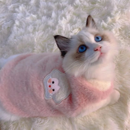Faux Fur Plush Pet Vest