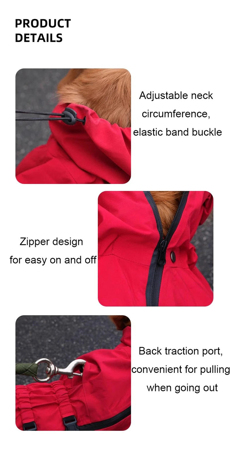 Reflective Dog Raincoat