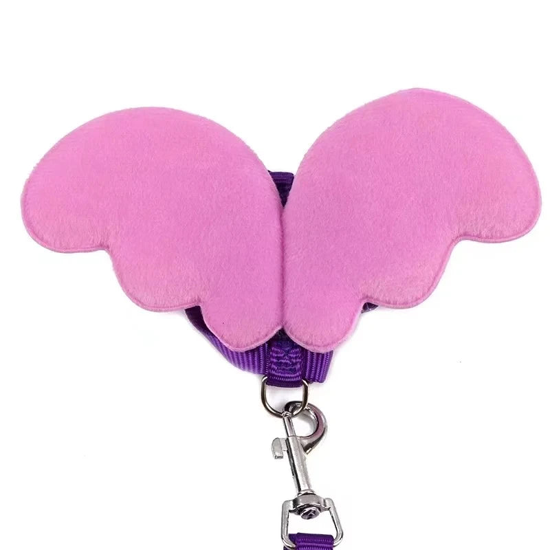 Angel Wing Cat & Puppy Harness Leash