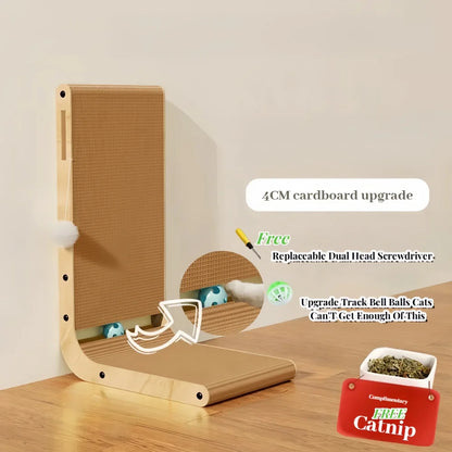 L-Shaped Cardboard Cat Scratcher