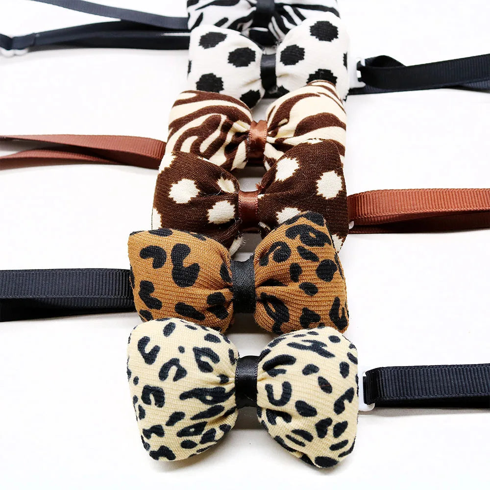 Adjustable Dog & Cat Bow Ties (5/10 Pack)