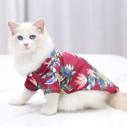 Hawaiian Dog Beach Shirt