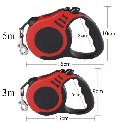 Braided Retractable Dog Leash