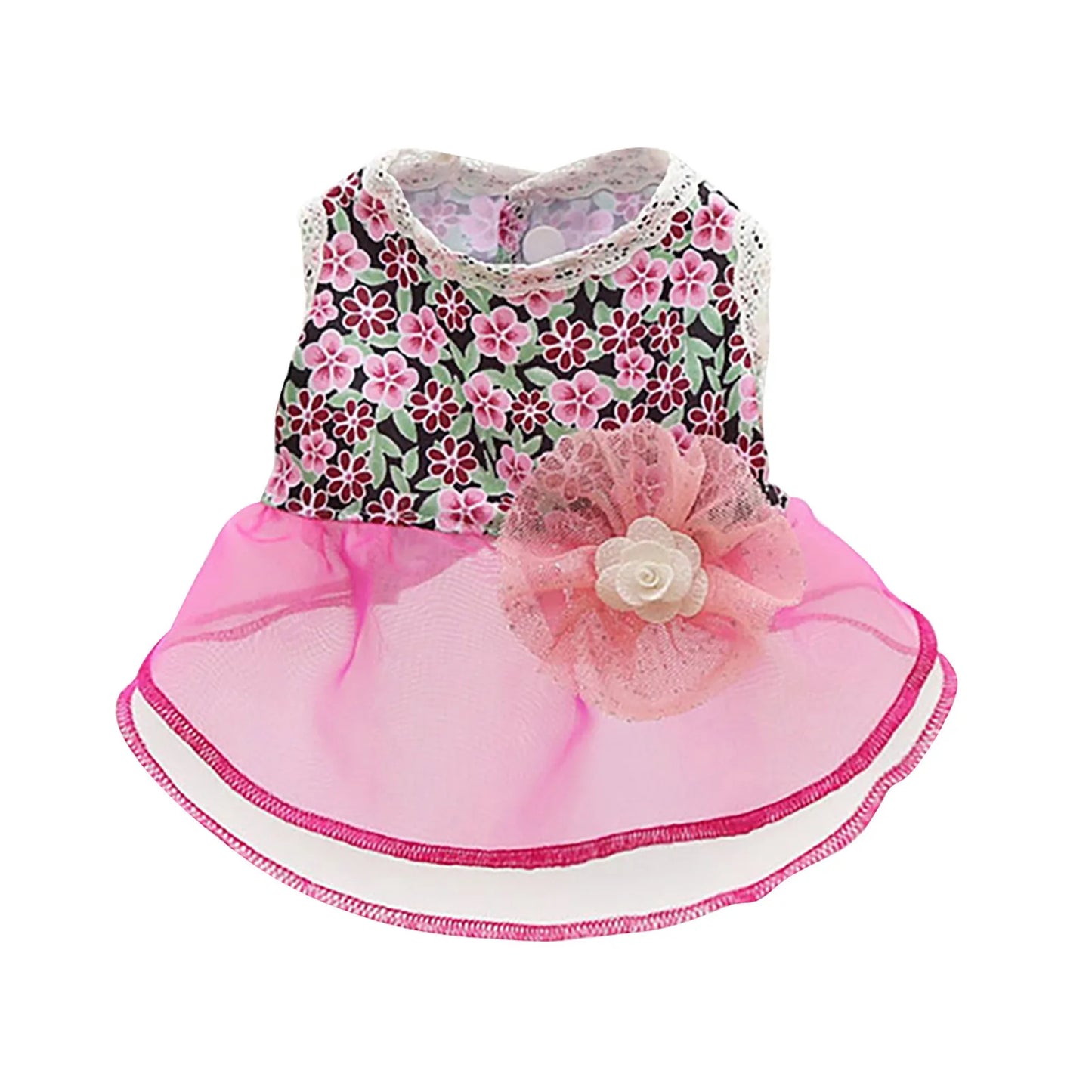 Rose Summer Dog Dress