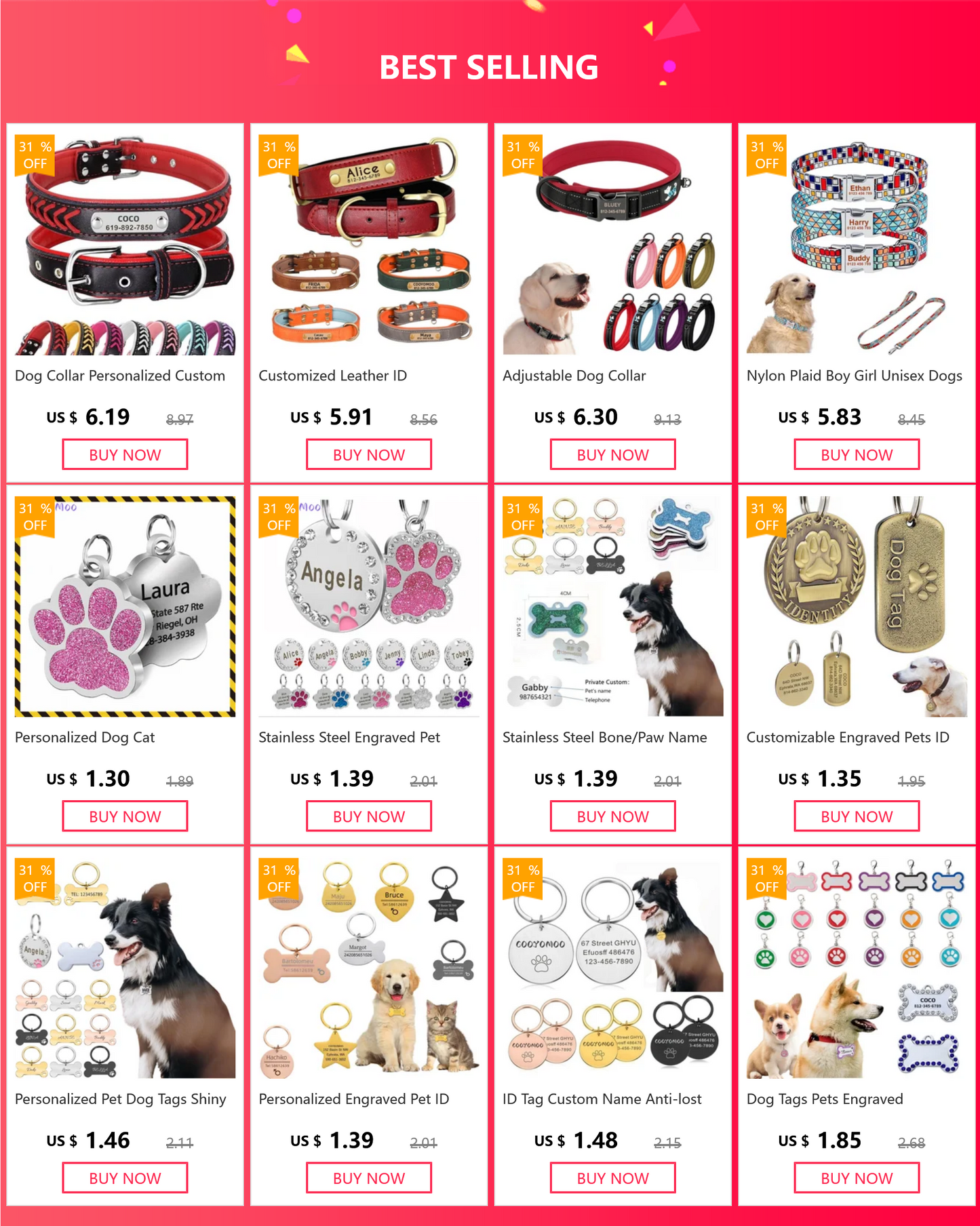 LED Light-Up Dog Collar