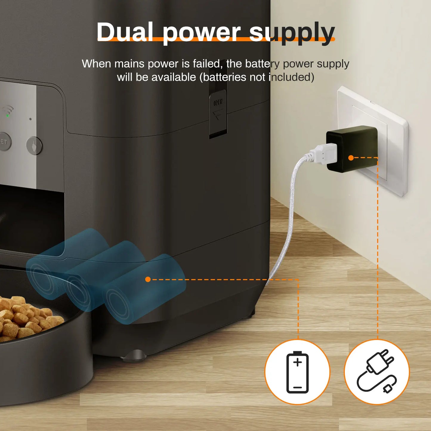 Automatic Timed Pet Feeder
