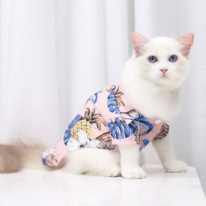 Hawaiian Dog Beach Shirt