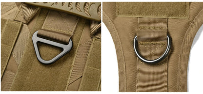 Tactical Dog Vest Harness & Leash Set