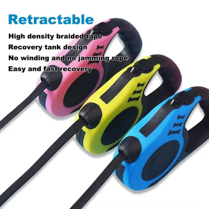 Braided Retractable Dog Leash