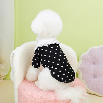 Polka Dot Summer Dog Dress
