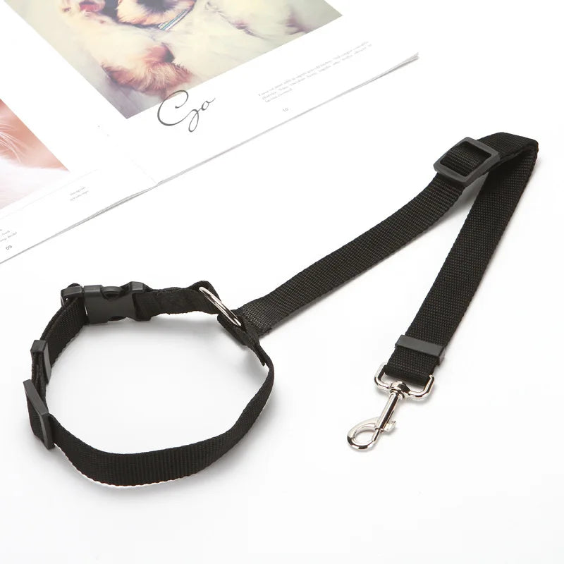 2-in-1 Dog Car Seat Belt & Leash
