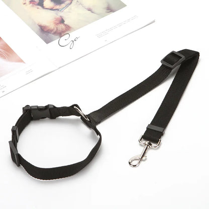 2-in-1 Dog Car Seat Belt & Leash