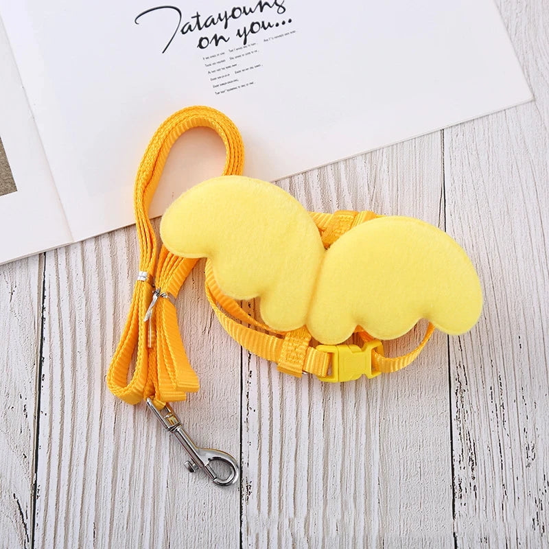 Angel Wing Cat & Puppy Harness Leash
