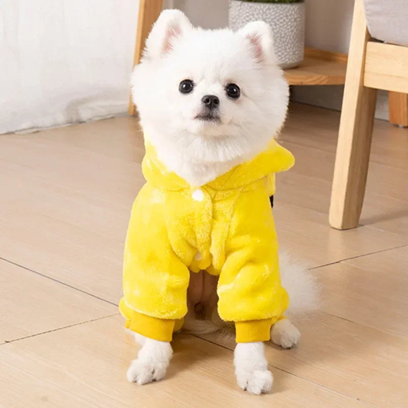 Coral Fleece Dog Costume