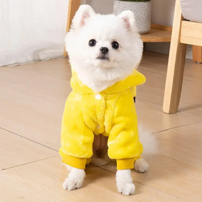 Coral Fleece Dog Costume