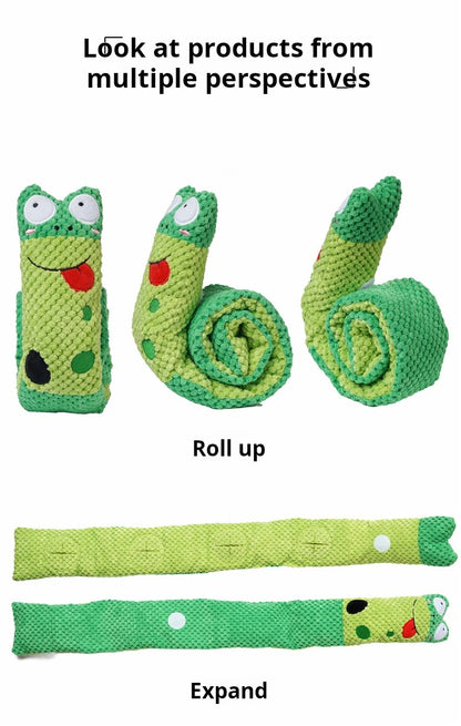 Snail Puzzle Squeaky Dog Toy