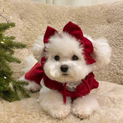 Christmas Princess Dog Dress