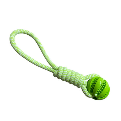 Cotton Rope Treat Ball Dog Toy