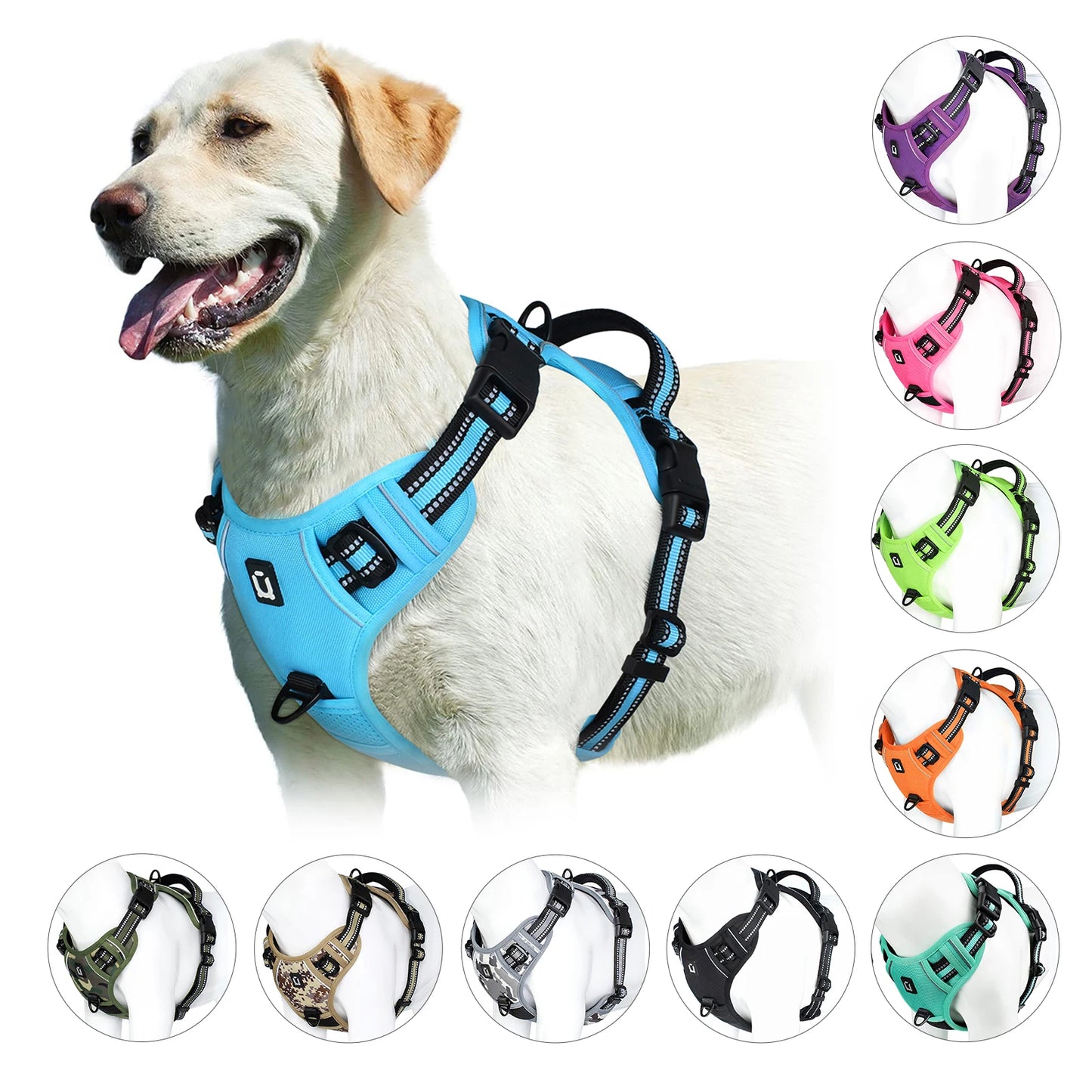 Padded No-Pull Dog Harness