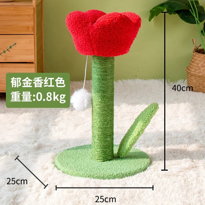 Tulip Sisal Cat Scratching Post