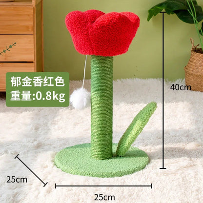 Tulip Sisal Cat Scratching Post
