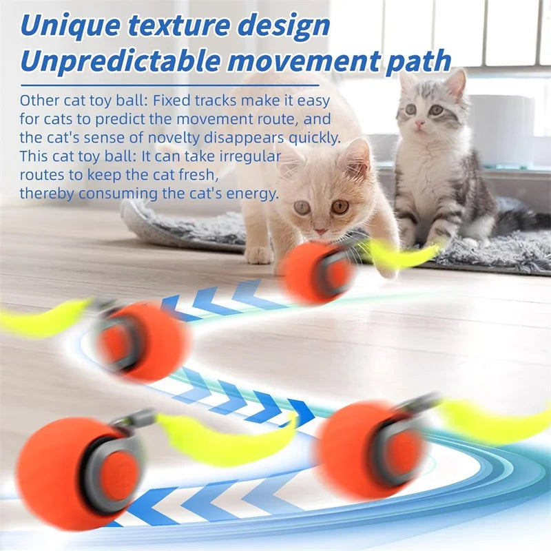 Automatic Rolling Cat Ball