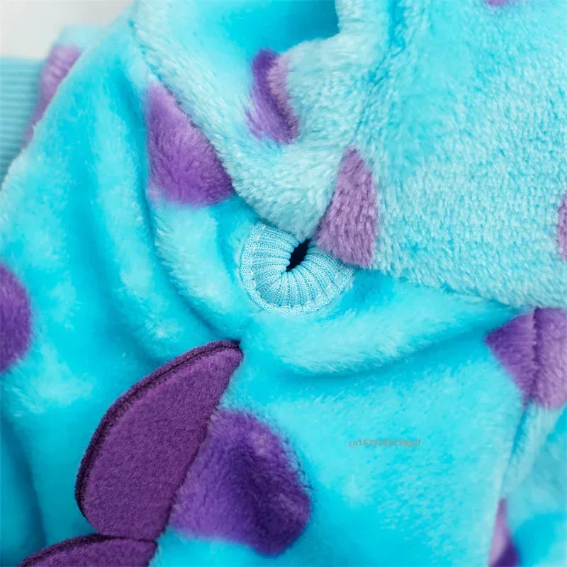 Dinosaur Hooded Dog Coat