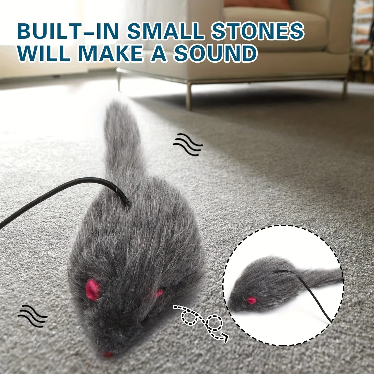 Door-Hanging Cat Teaser Toy