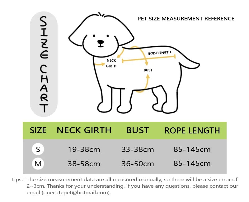 Macaron Dog Harness, Collar & Leash Set