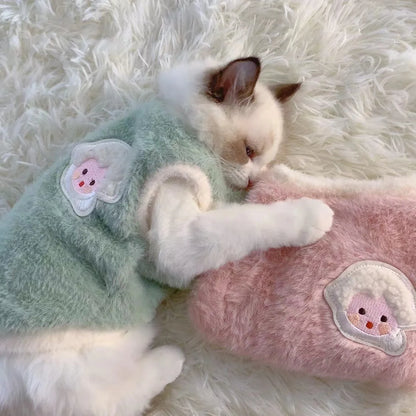 Faux Fur Plush Pet Vest