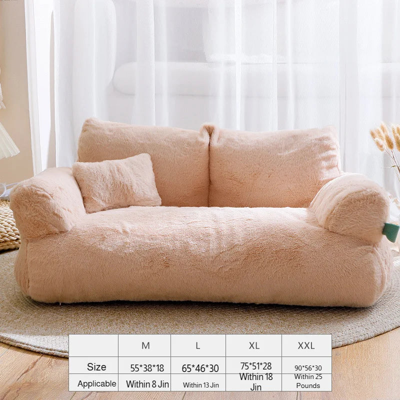 Luxury Plush Pet Sofa Bed