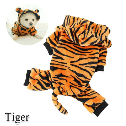 Coral Fleece Dog Costume