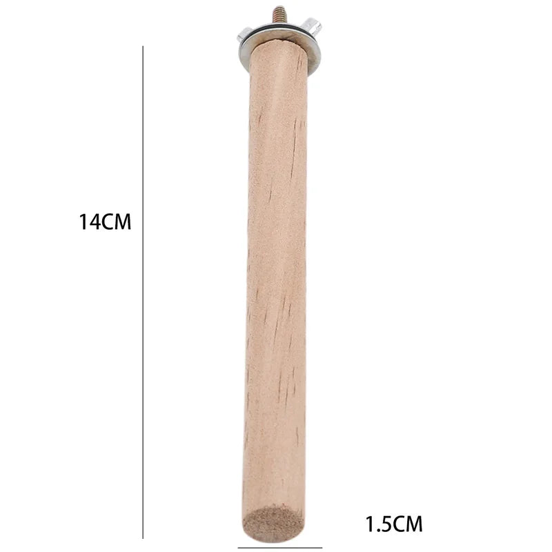 Natural Wood Bird Perch Stick