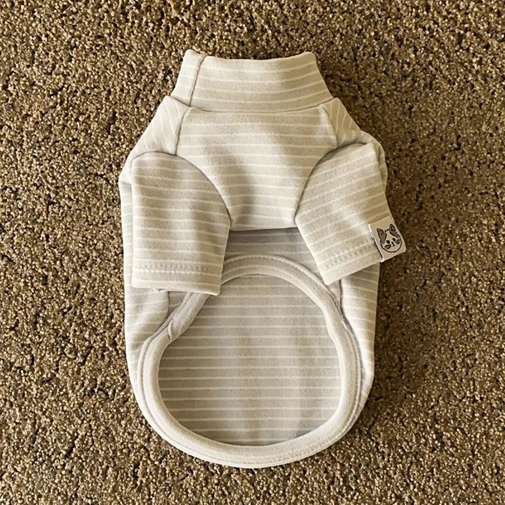 Striped Knit Dog Sweater Vest