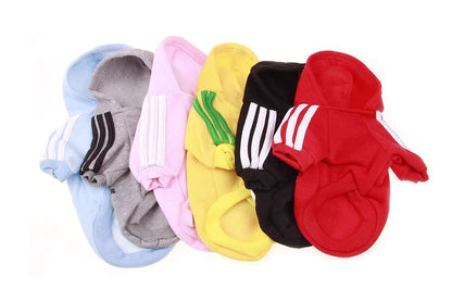 Pet Sports Clothing Spring Autumn Dog Hoodies for Small Medium Dogs, Chihuahua Yorkies Sweatshirt Clothes Puppy Hooded Pullover