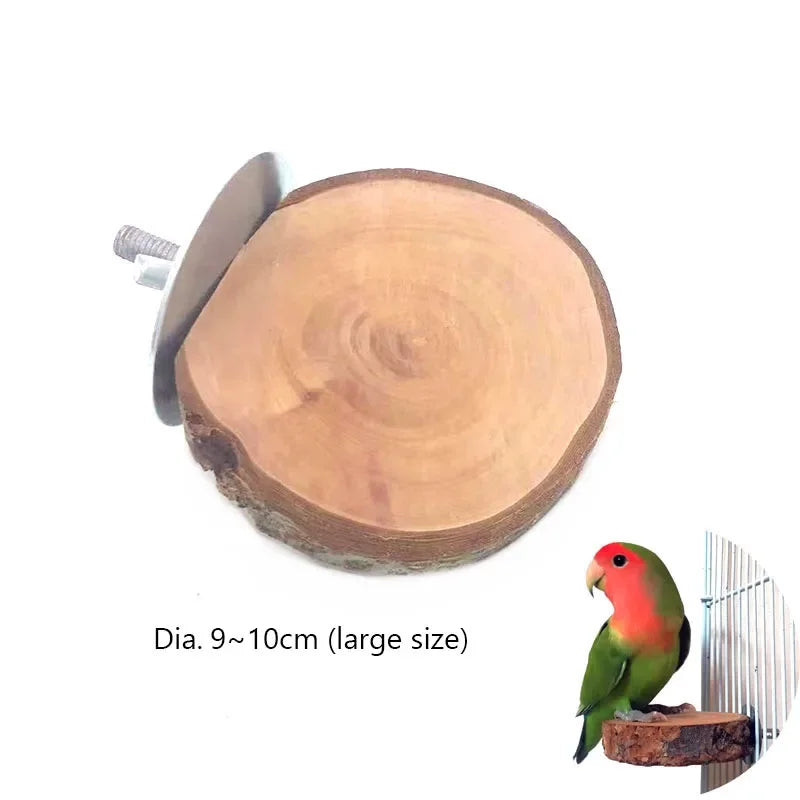 Natural Wood Branch Bird Perch