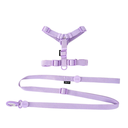 Macaron Dog Harness, Collar & Leash Set