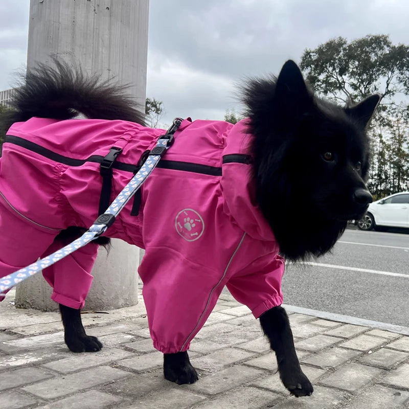 Reflective Dog Raincoat