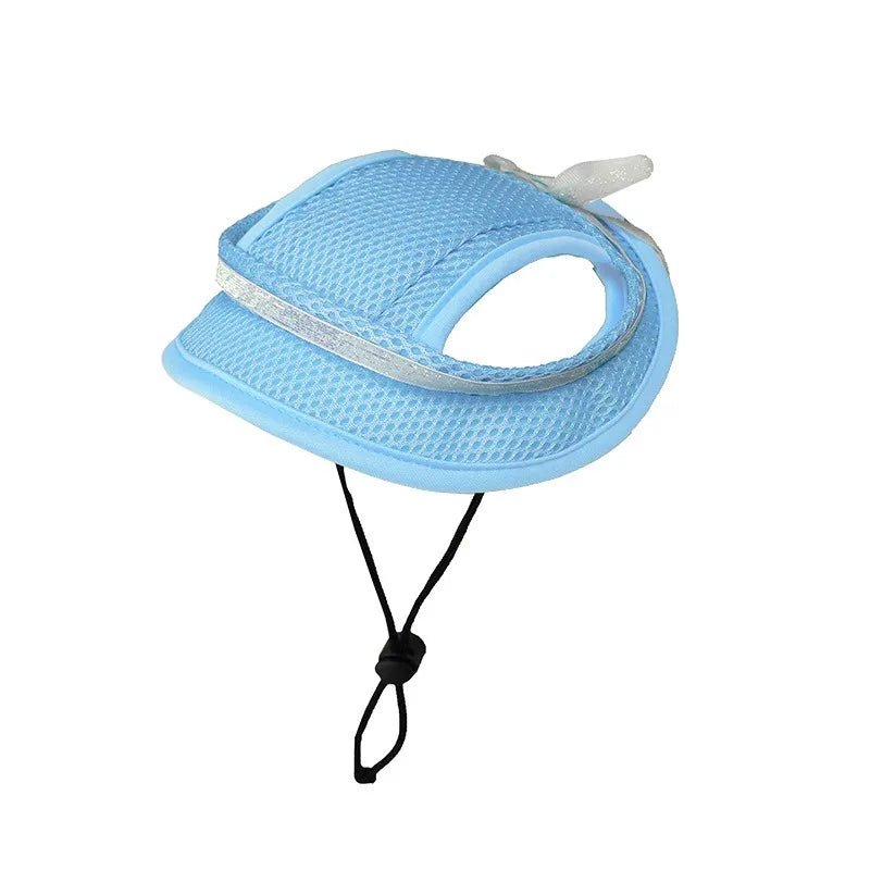 Dog Sun Hat with Ear Holes