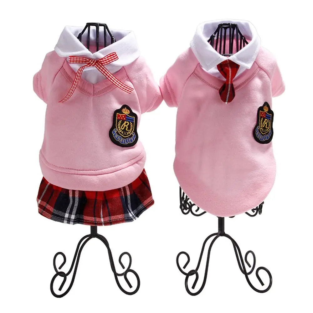 Matching Couple Pet Outfit (Shirt & Dress)