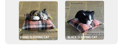 Plush Simulation Cat Cushion