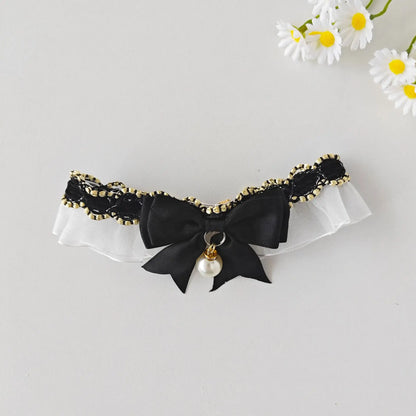 Lace Bow Bib Collar for Cats & Dogs