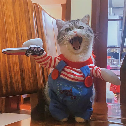 Halloween Cat Cosplay Jumpsuit