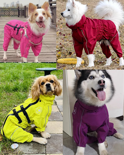 Reflective Dog Raincoat